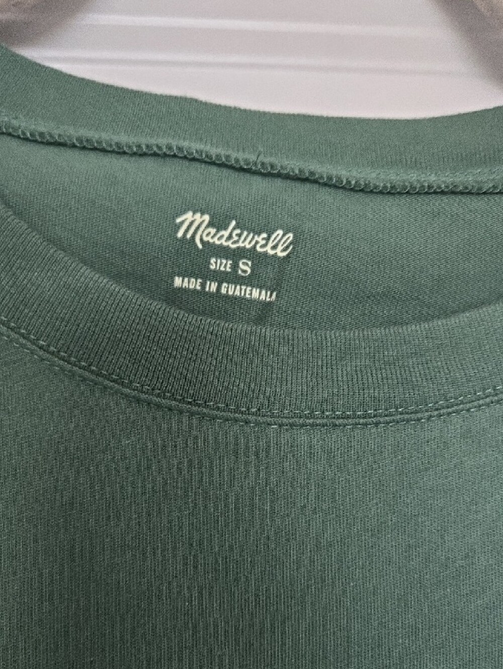 Madewell Short Sleeve Tee in Sage Green - Picture 3 of 4